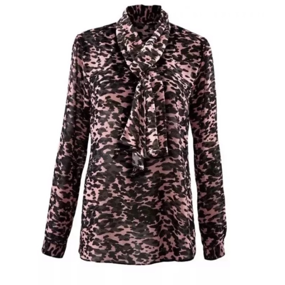 CAbi None To Five 3148 Blouse Neck Tie